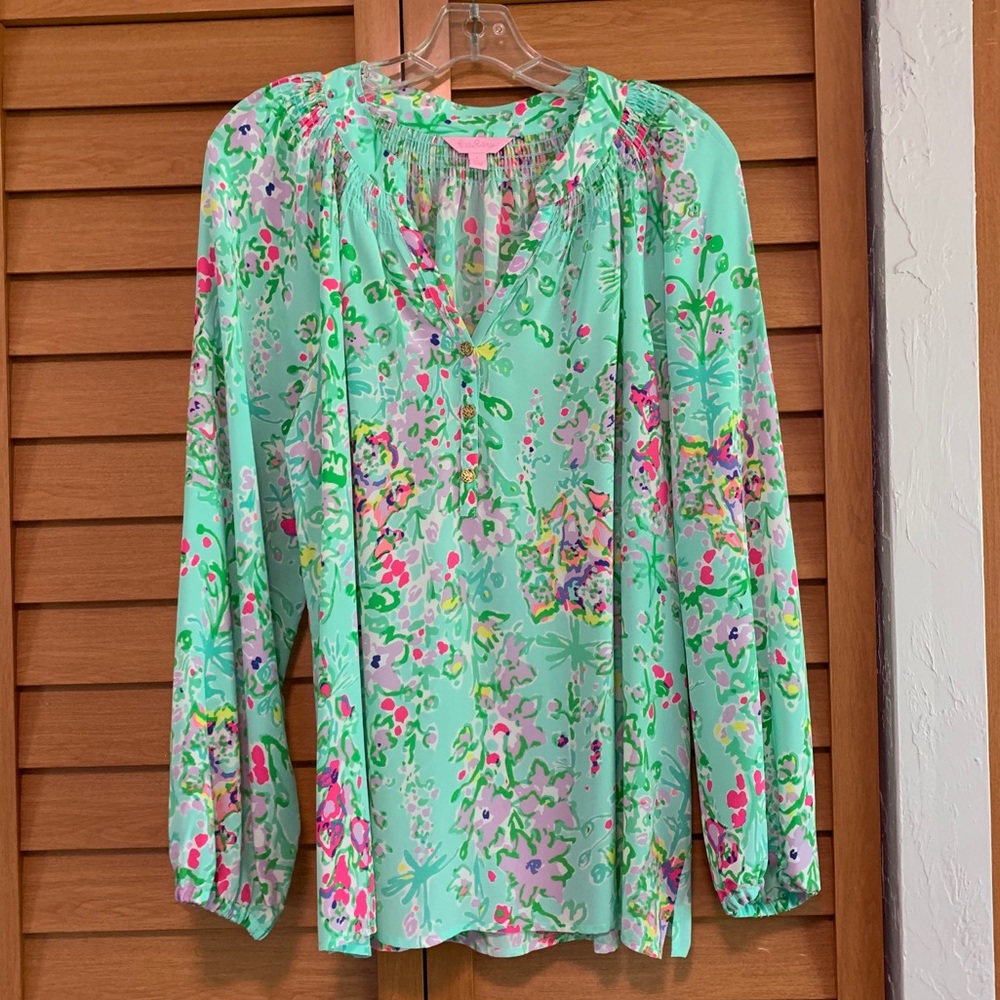 Lilly Pulitzer Elsa Silk Top